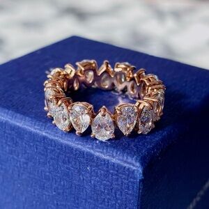 Swarovski Rose-gold “Matrix Vittore” Ring